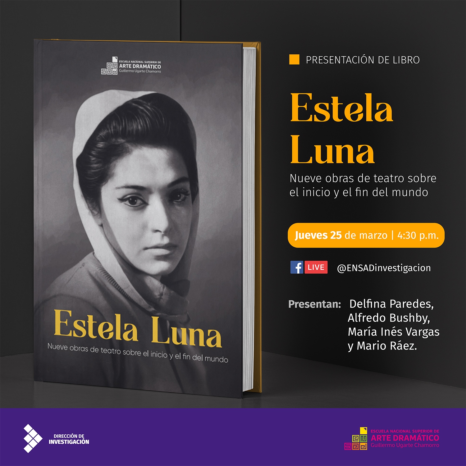 Banner Presentación Estela Luna