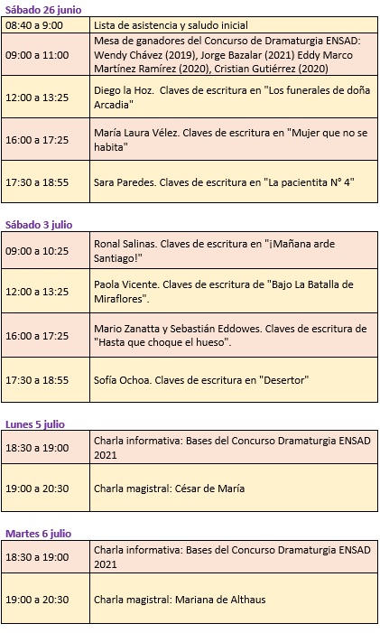 Programa Semidrama2021