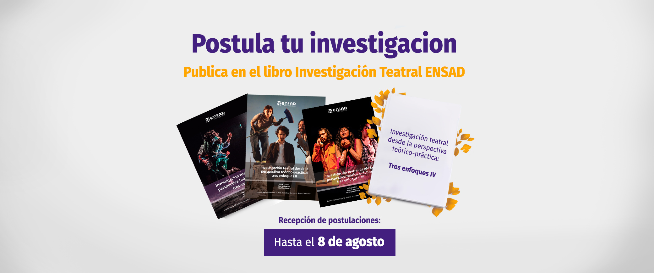 cabecera convocatoria tres enfoques Cabecera Convocatoria Tres Enfoques