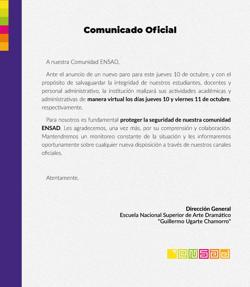 2024.10.09 Comunicado Actividades Virtuales