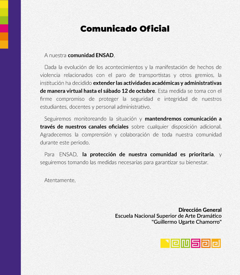 2024.10.10 Comunicado Extension Virtualidad