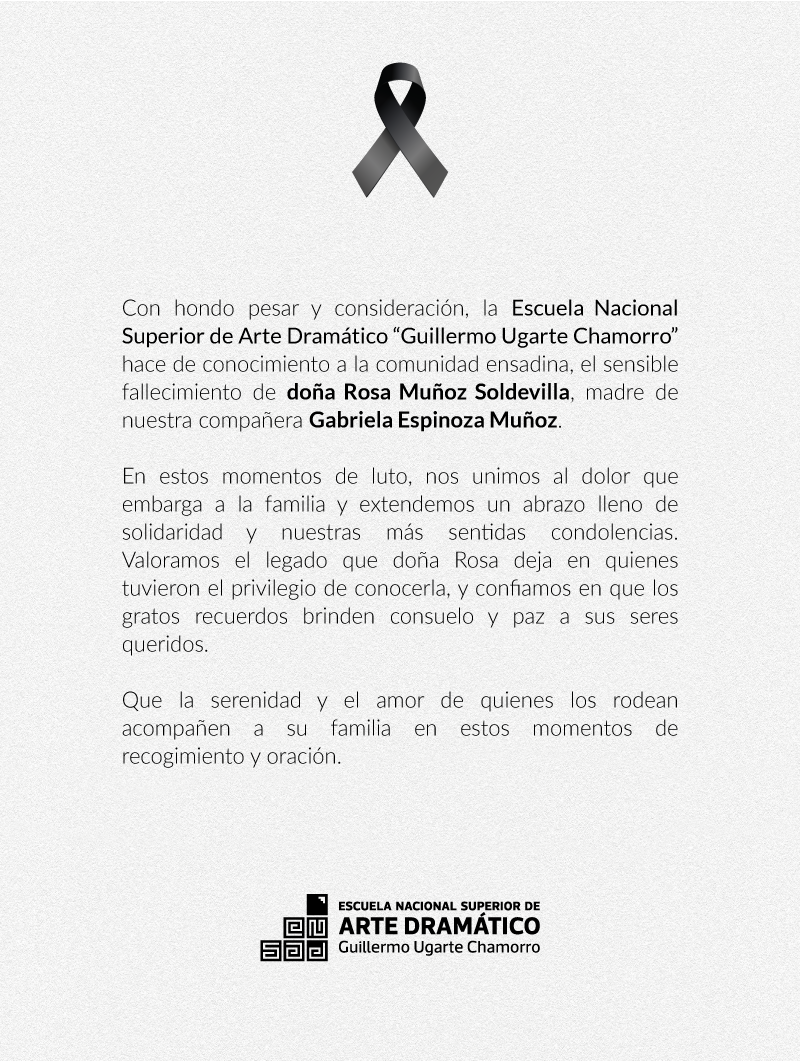 2024.11.10 Comunicado Condolencias