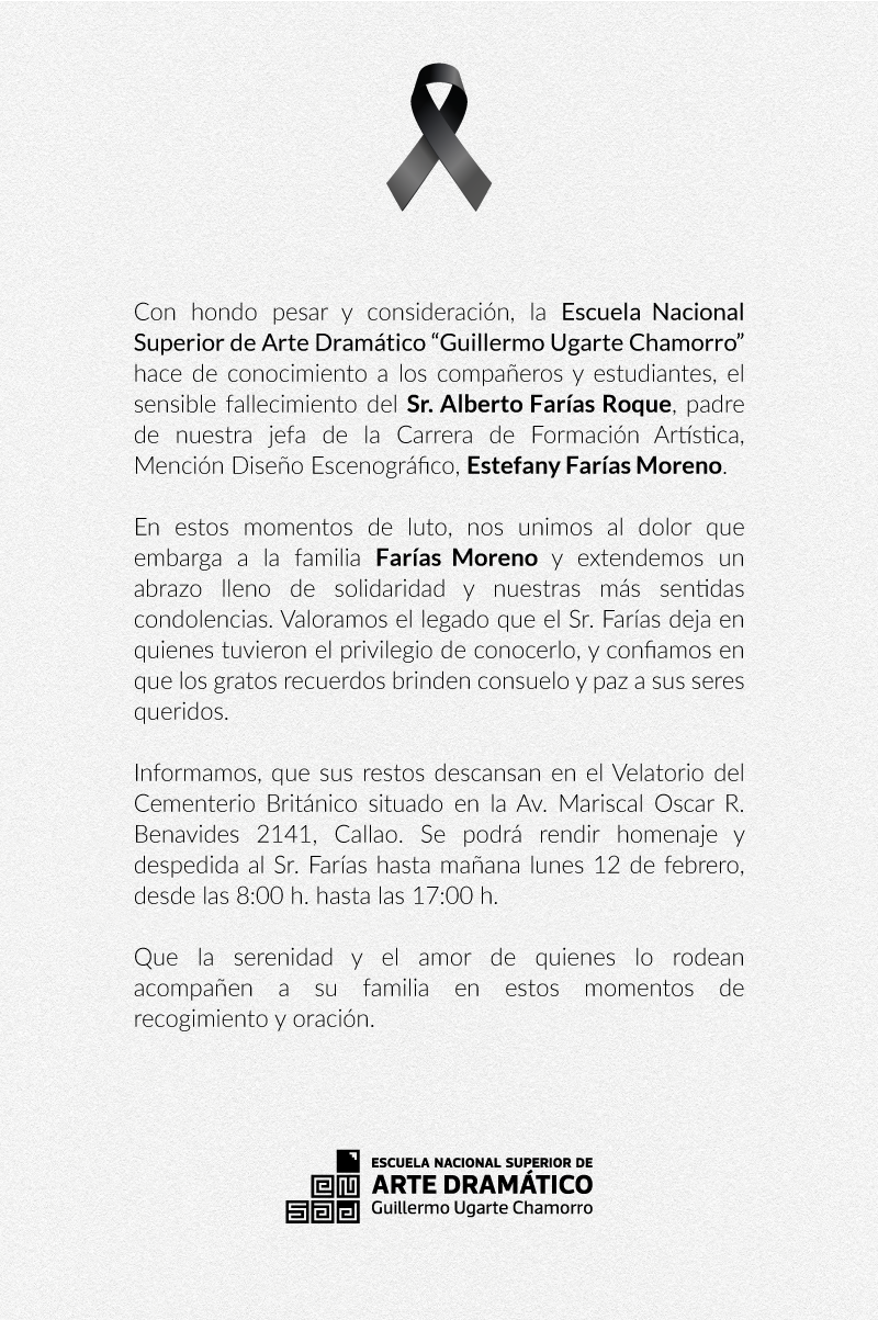 Comunicado Condolencias Mailing Estefanyfarias
