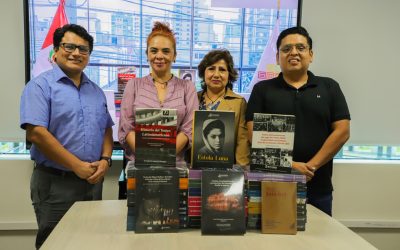 Donamos 60 publicaciones del Fondo Editorial a la Escuela de Educación Superior Pedagógica Monterrico